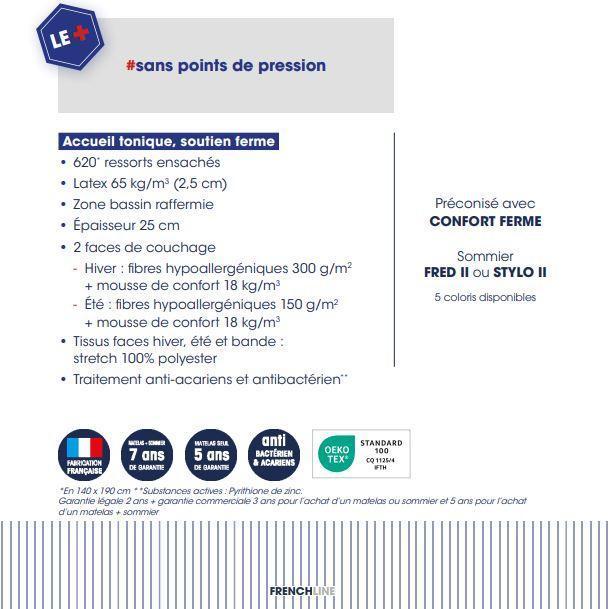 MATELAS MERINOS MARCEL 2