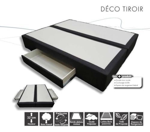 LIT COFFRE -TIRROIR DECO