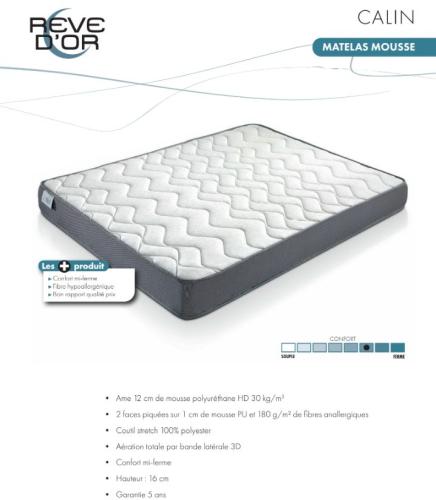 MATELAS CALIN - REVE D'OR