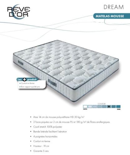 MATELAS DREAM- REVE D'OR